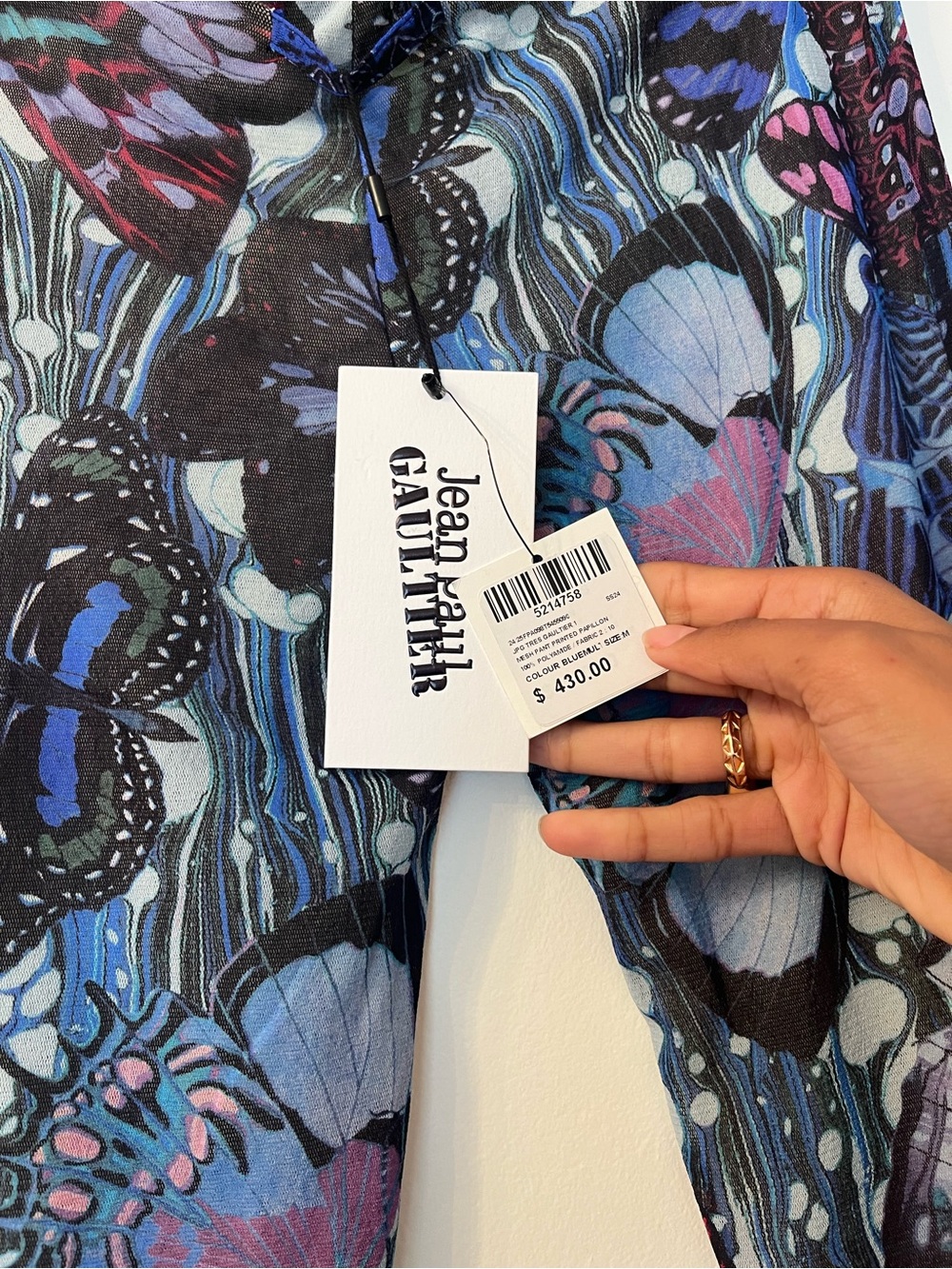 NWT! JEAN PAUL GAULTIER MESH PANTS - Picture 4 of 6